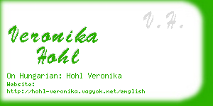 veronika hohl business card